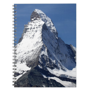 Matterhorn, Alperna Anteckningsbok Med Spiral