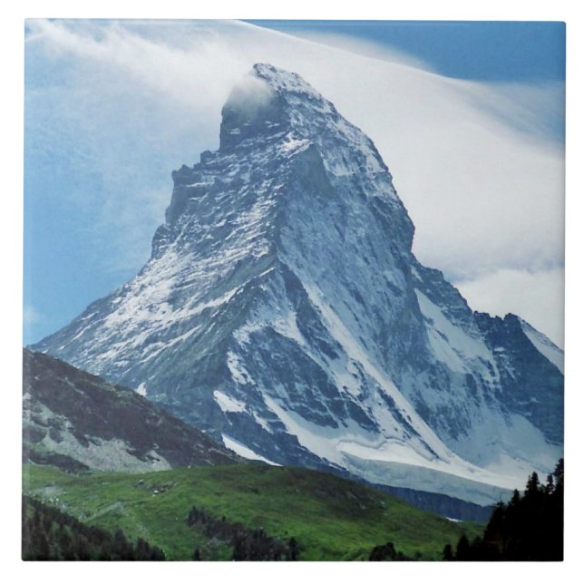 Matterhorn alperna kakelplatta (Framsidan)