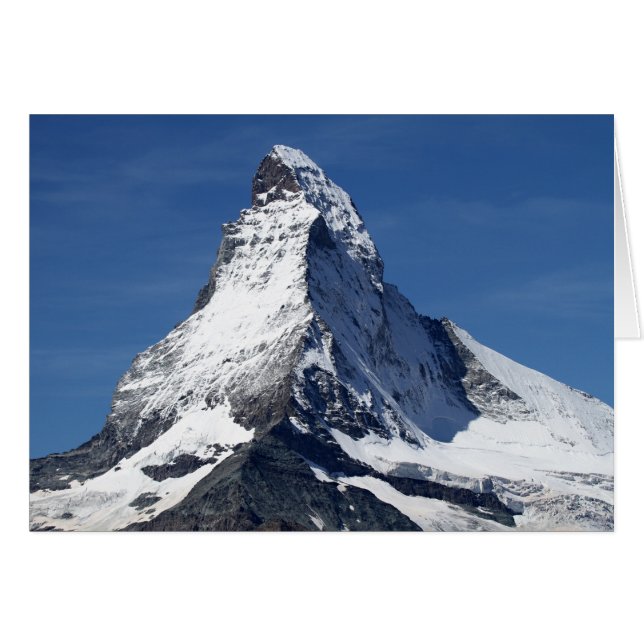 Matterhorn, Alpernor Hälsningskort (Framsidan Horizontal)