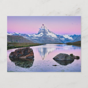 Matterhorn-berget i Zermatt, Schweiz Vykort