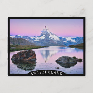 Matterhorn-berget i Zermatt, Schweiz Vykort
