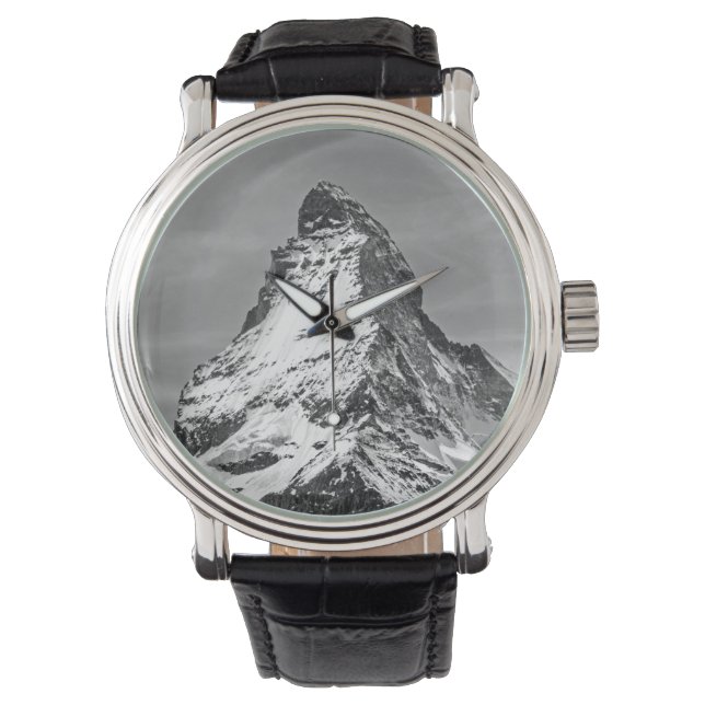 Matterhorn Black and White Armbandsur (Framsida)