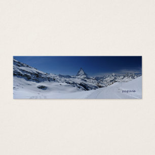 Matterhorn-bokmärke Litet Visitkort