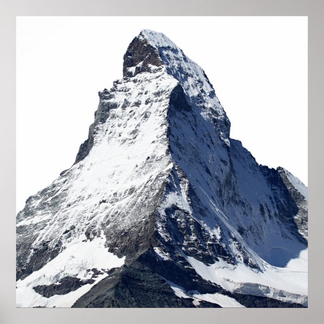 Matterhorn, Hausberg in den Schweizer Alpen Poster (Framsidan)