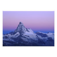 Matterhorn i gryningen, Zermatt, schweiziska alper