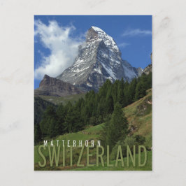 matterhorn i Schweiz Vykort