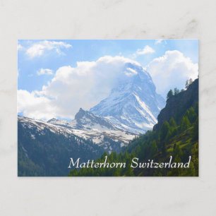 Matterhorn i Schweiz Vykort