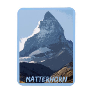 Matterhorn Mountain Design, Zermatt, Schweiz Magnet