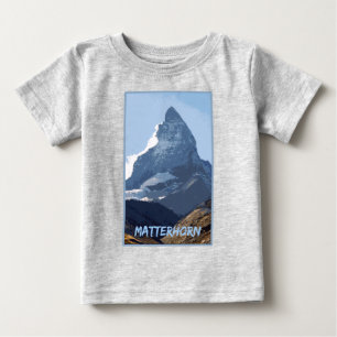 Matterhorn Mountain Design, Zermatt, Schweiz T Shirt