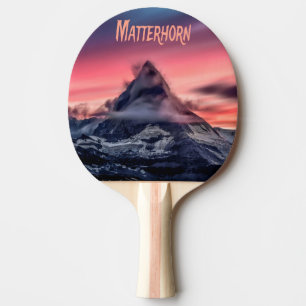 Matterhorn Mountain Europe Alpernas Schweiz Italie Pingisracket