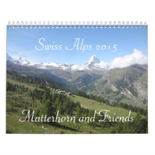 "Matterhorn och för vänner" schweizisk alperna Kalender