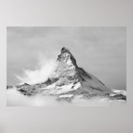 Matterhorn på vintern poster