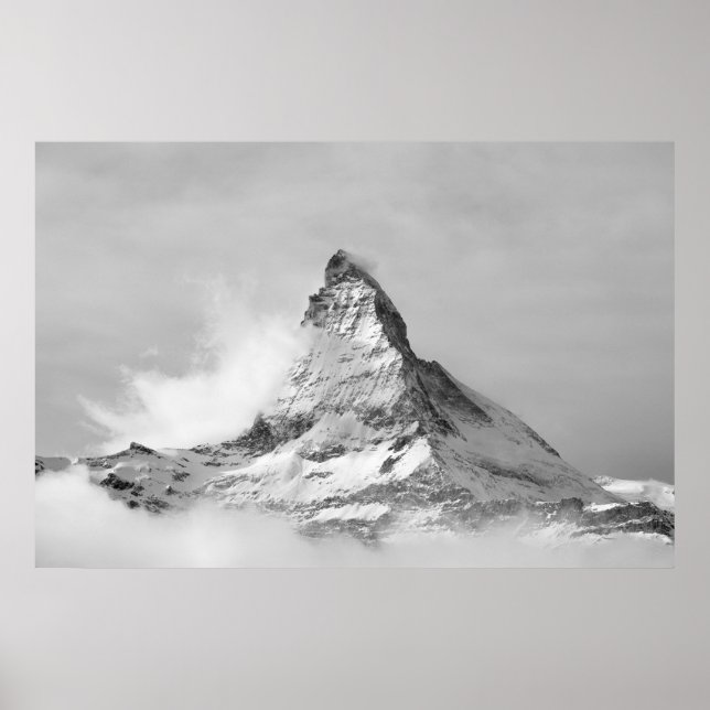 Matterhorn på vintern poster (Framsidan)