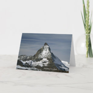 Matterhorn, Schweiz Helgkort