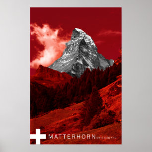 matterhorn, Schweiz Poster