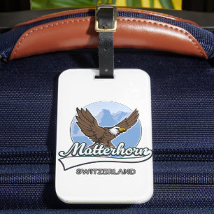 Matterhorn Schweiz resande logotyp Bagagebricka