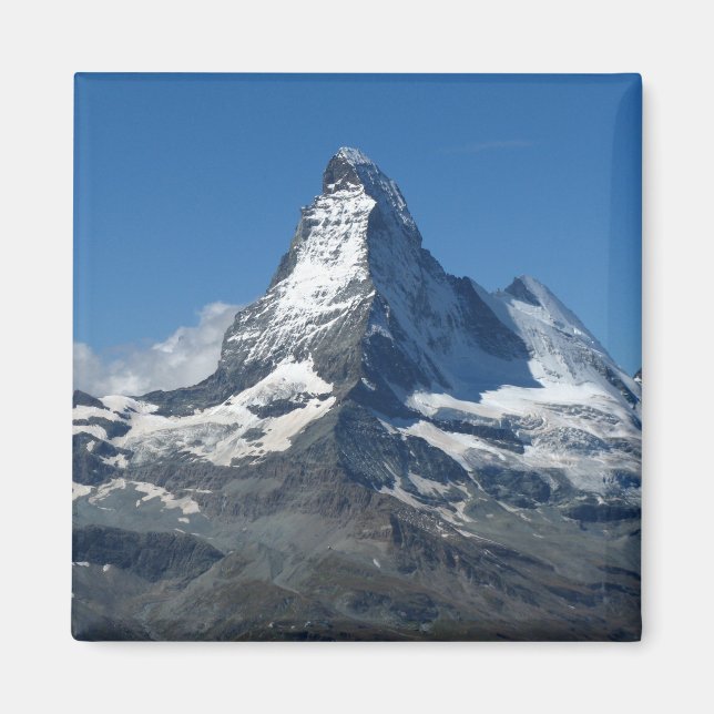 Matterhorn Swiss Alpernas Magnet (Framsidan)