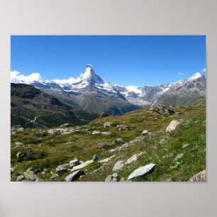 Matterhorn Swiss Alpernas Value Poster Pappert (pr
