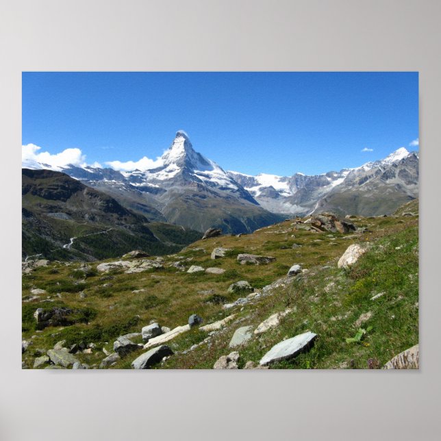 Matterhorn Swiss Alpernas Value Poster Pappert (pr (Framsidan)