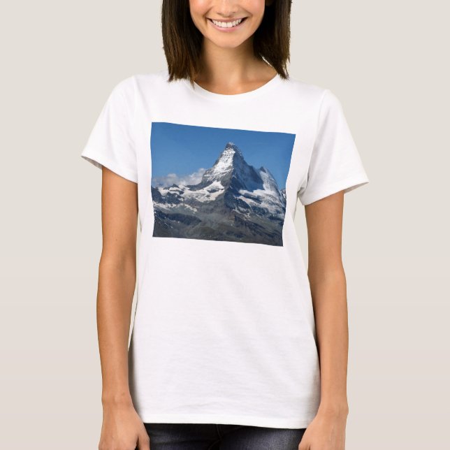 Matterhorn Swiss Alpernas Women's Basic T-Shirt (Framsida)