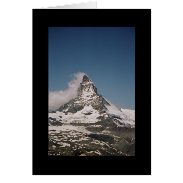 Matterhorn Switerland Hälsningskort (Framsidan)