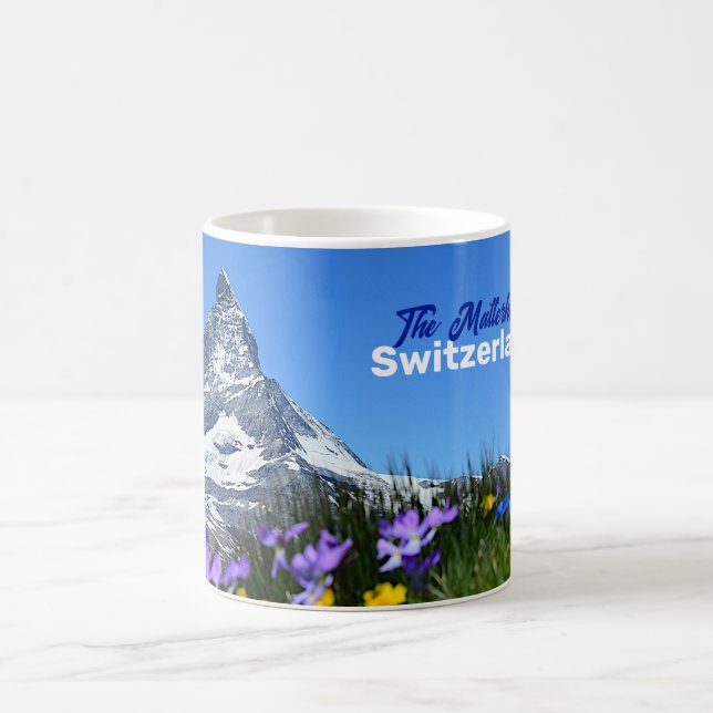 Matterhorn Switzer Travel Souvenir Kaffemugg (Center)