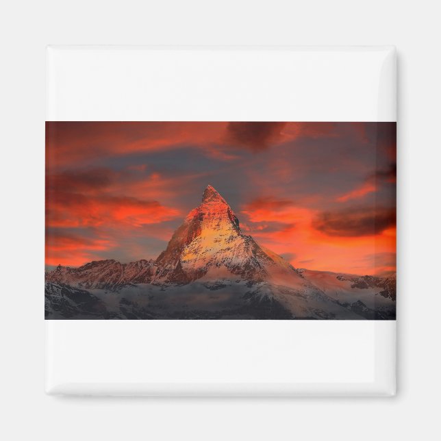 Matterhorn-toppen i Dawn Magnet (Framsidan)