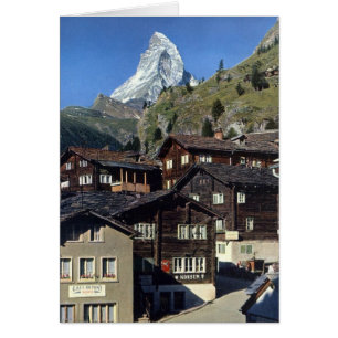 MATTERHORN ZERMATT SCHWEITZ HÄLSNINGSKORT