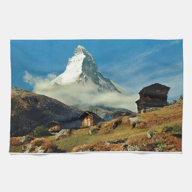 Matterhorn Zermatt, Schweitz Kökshandduk (Horisontell)