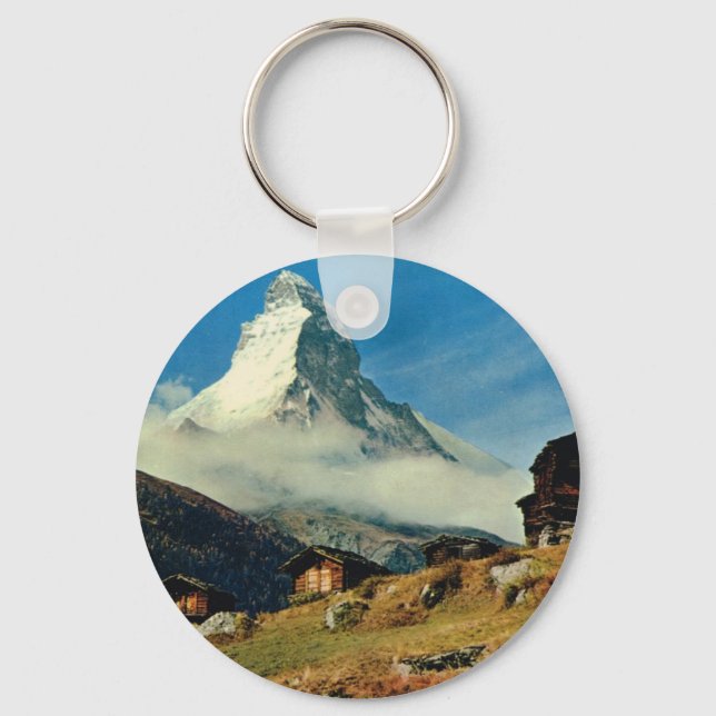 Matterhorn, Zermatt, Schweiz Nyckelring (Framsida)