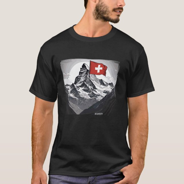 Matterhorn Zermatt T Shirt (Framsida)