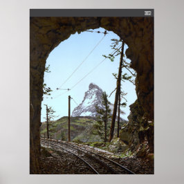 Matterhornberget i de schweiziska Alpernorna Poster