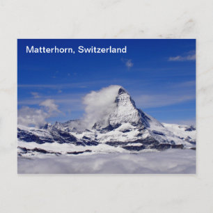 Matterhornberget i Schweiz Vykort