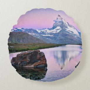 Matterhornberget i Zermatt, Schweiz Rund Kudde