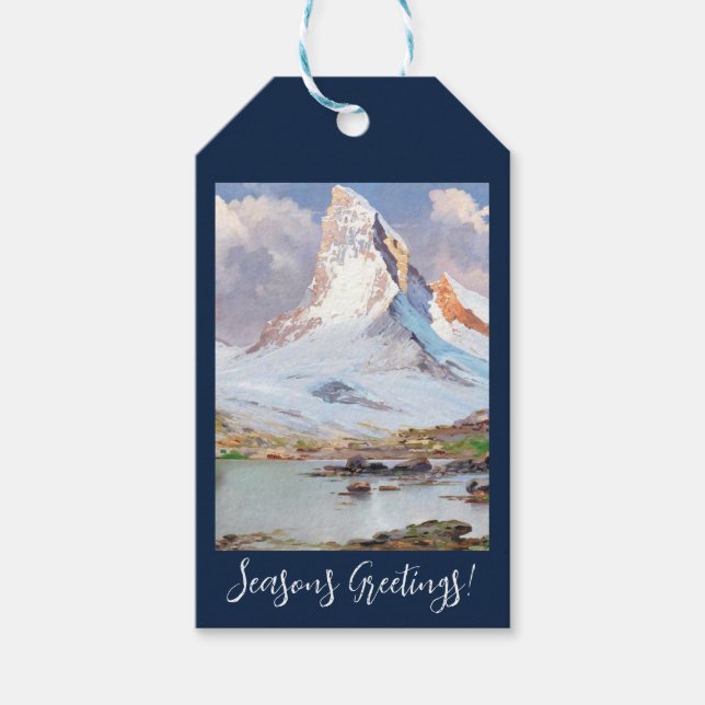 Matterhorns syn presentetikett (Framsidan)