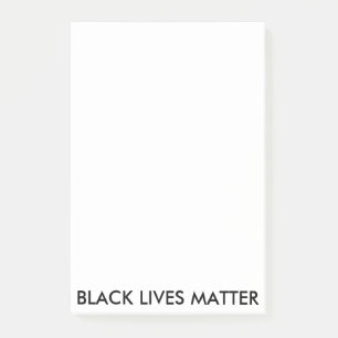 Matternoter för svarta liv post-it block