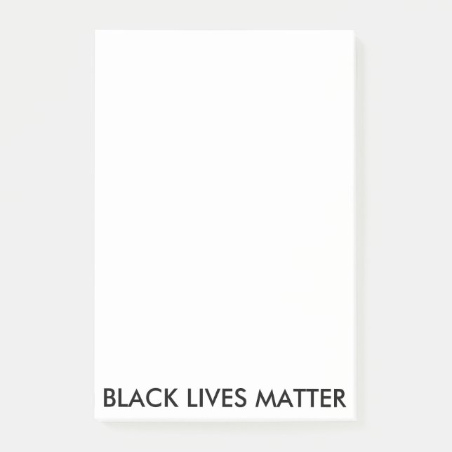 Matternoter för svarta liv post-it block (Framsida)