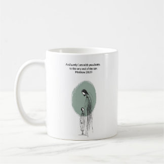 Matteus 28:20 Inspirerande tro citat presentmugg Kaffemugg