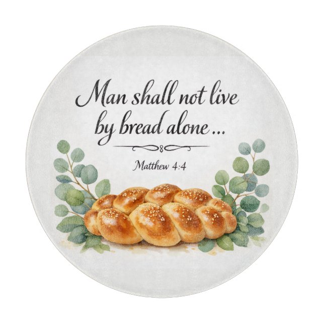 Matteus 4:4 Challahbräda, Messiansk judisk present (Framsidan)