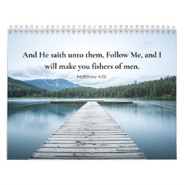 Mattheus 4:19 Jesus Sa Matte Bibelvers Kalender