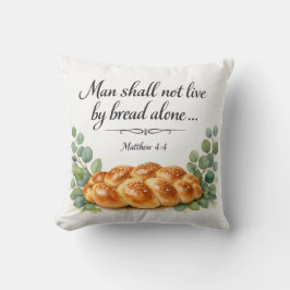 Mattheus 4:4, Messiansk judisk dekoration, Bibelve Kudde