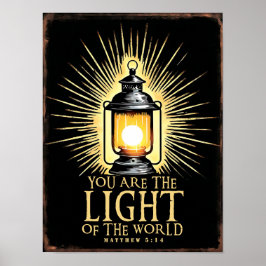 Mattheus 5:14 poster