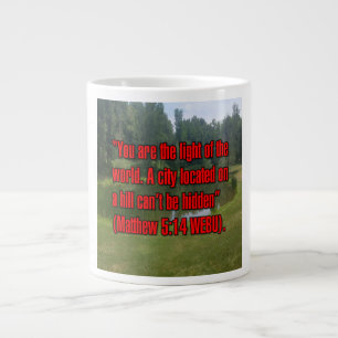 Mattheus 5:14 WEBU Mugg Jumbo Mugg