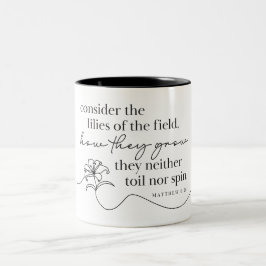 MATTHEUS 6:28 - Kaffe kopp