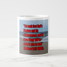 Mattheus 6:33 WEBU Mug Jumbo Mugg