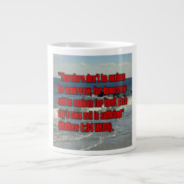 Mattheus 6:34 WEBU Mugg Jumbo Mugg