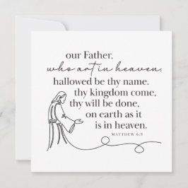 MATTHEUS 6:9 - Personligt vykort