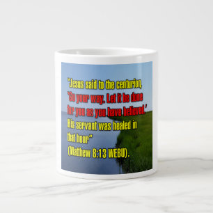 Mattheus 8:13 WEBU Mug Jumbo Mugg