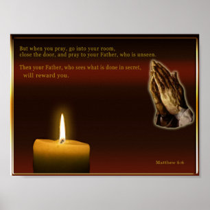Matthew6:6 Poster
