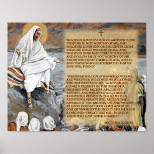 MATTHEW 10 37-42 POSTER
